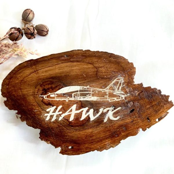 HAWK AIRCRAFT WOODEN HANGING