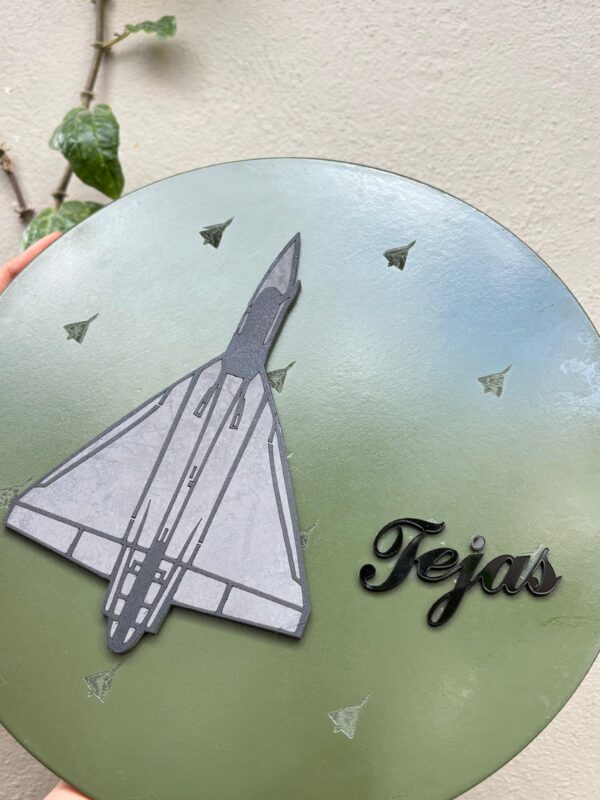 TEJAS AIRCRAFT WOODEN WALL DECOR