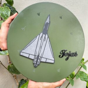 TEJAS AIRCRAFT WOODEN WALL DECOR