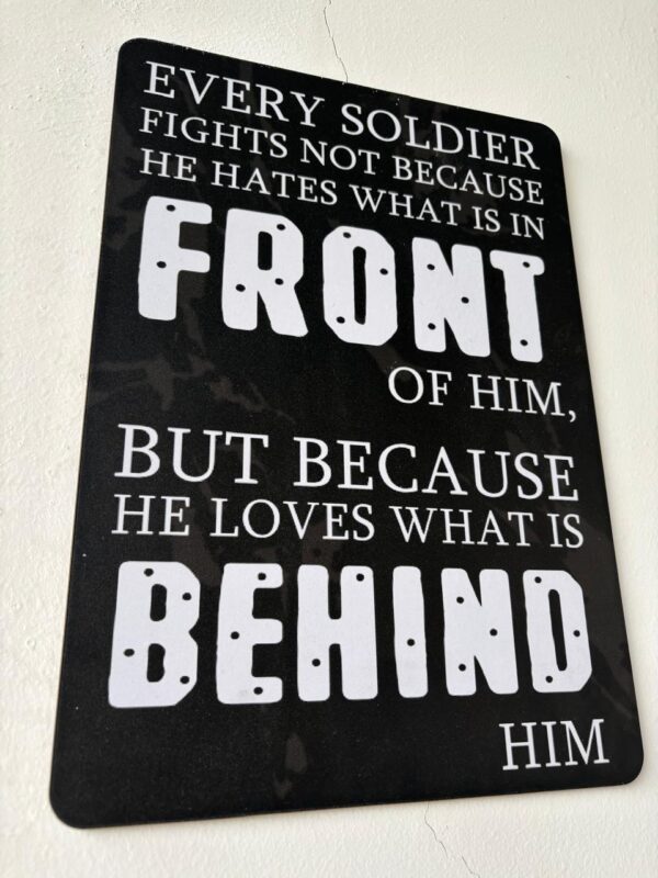 MDF SOLDIERS QUOTE